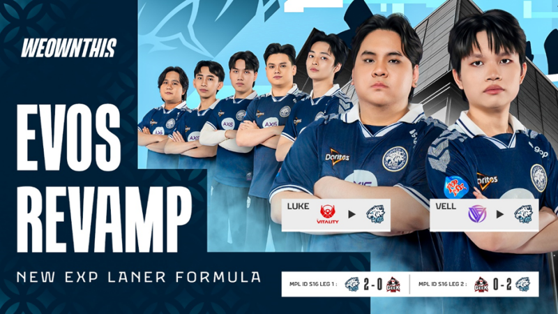 Formula Baru EVOS di EXP Lane Perdana di MPL ID S17